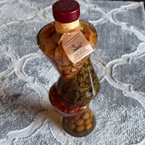 Stone Mountain Accessories Multicolor Decorative Glass Bottle